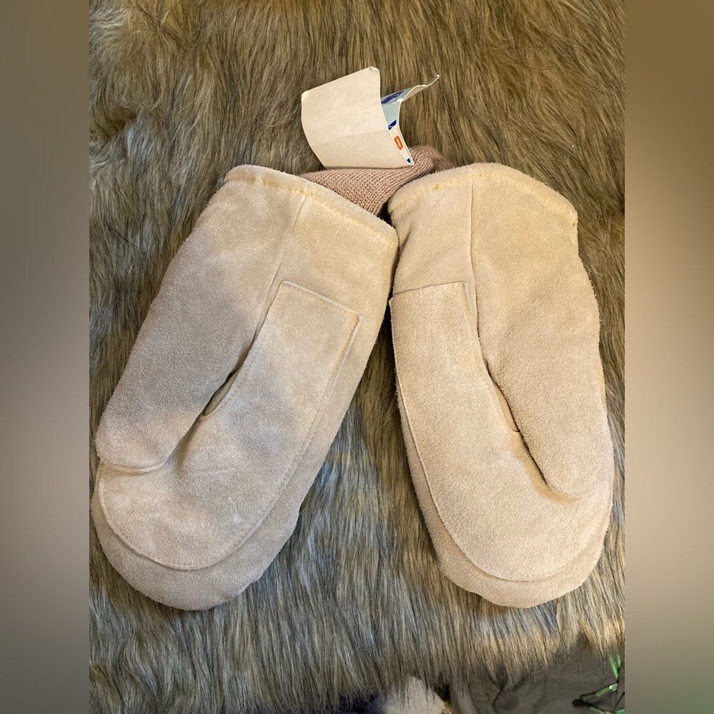 Vintage Fairfield Insulated Suede Leather Gloves Size L